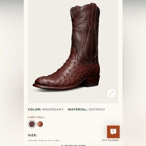 Tecovas Ostrich Boots